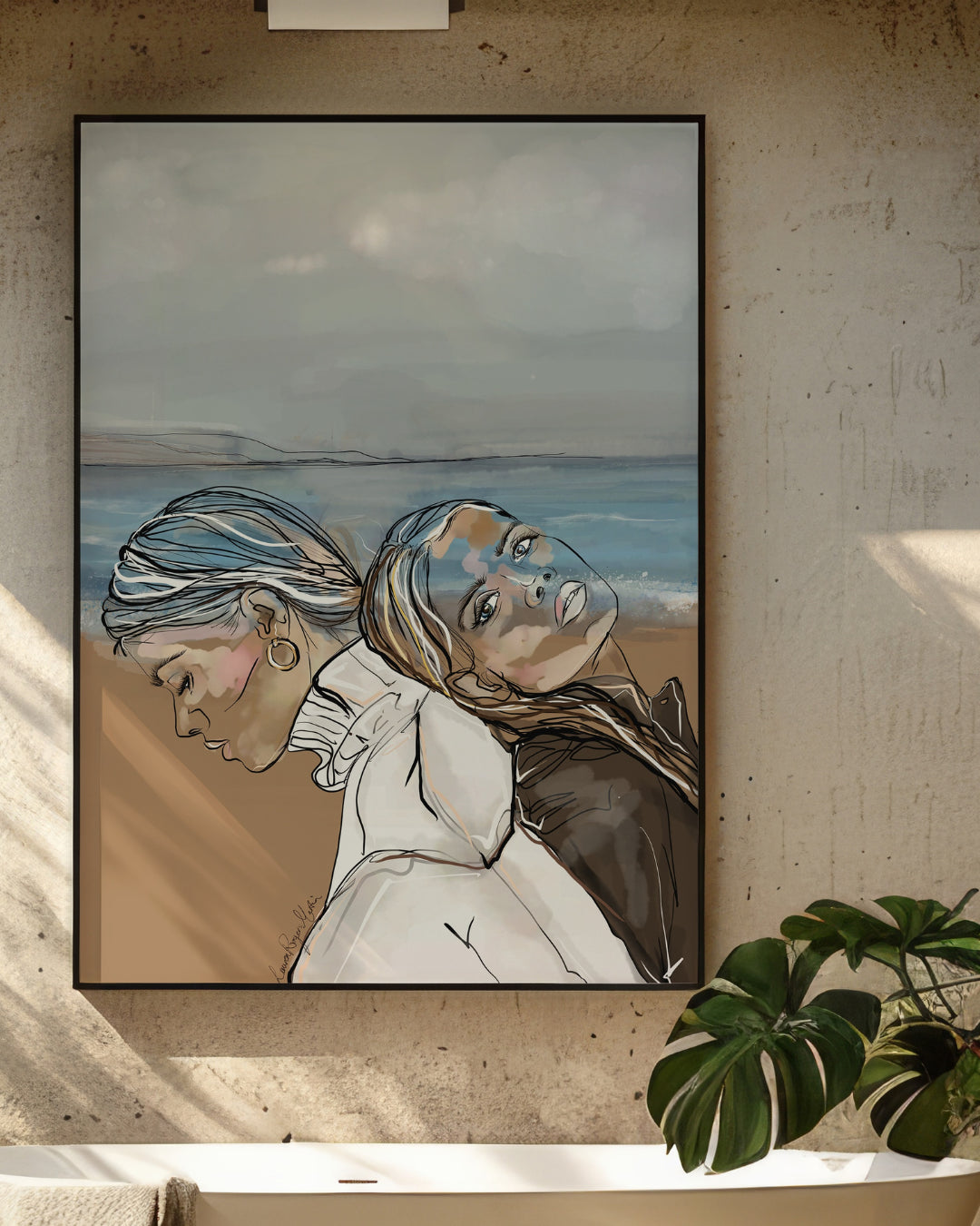 Inner Voice At The Beach - Fine Art Print