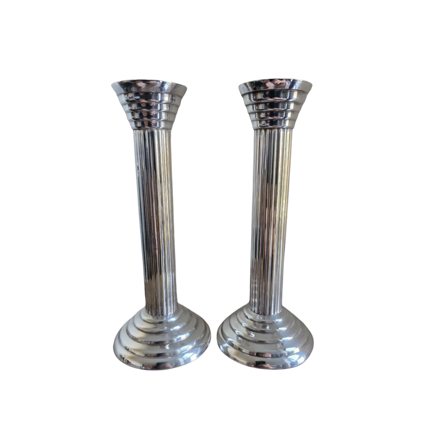 Parks London × LRM Silver Plated Candle Sticks (Pair)