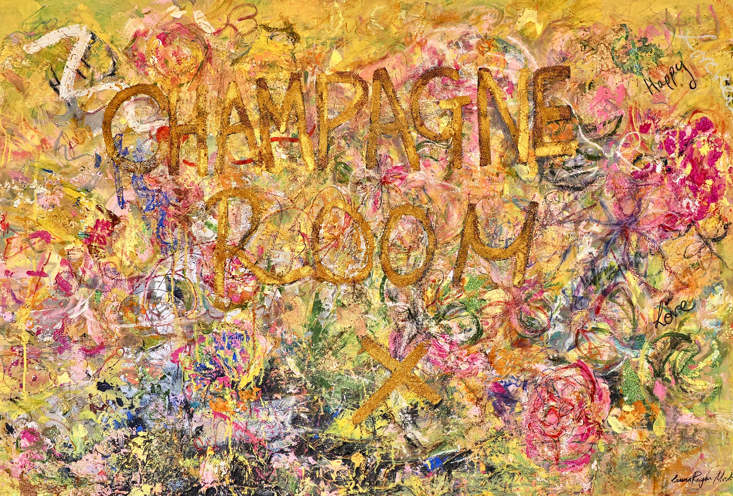 Champagne Room V4 - Original Painting on Canvas