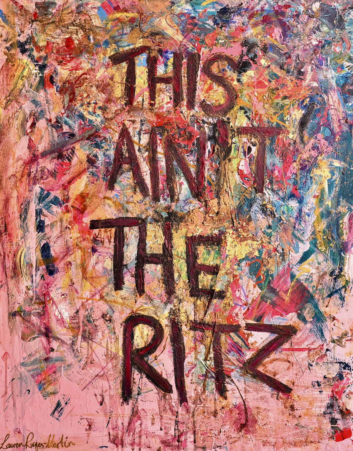 This Ain't The Ritz V3 - Original Painting on Canvas