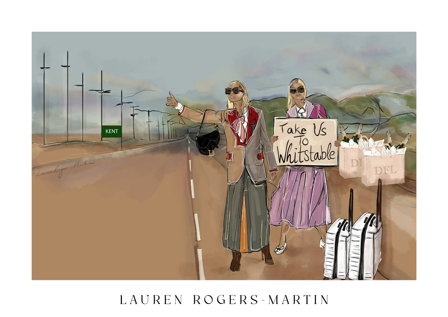 Take Us To Whitstable - Poster Print