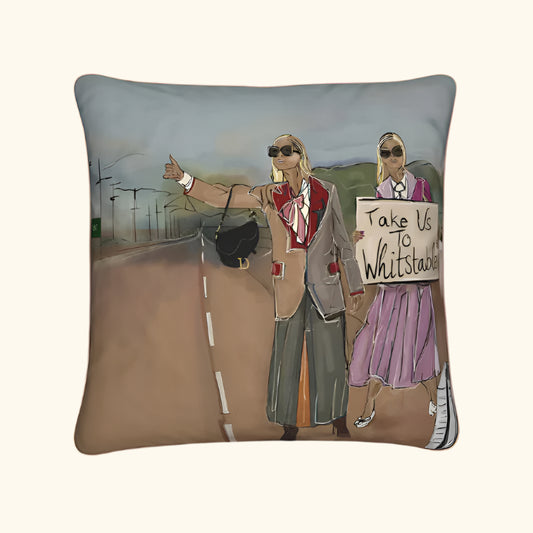 'Take Us To Whitstable' Luxury Cushion