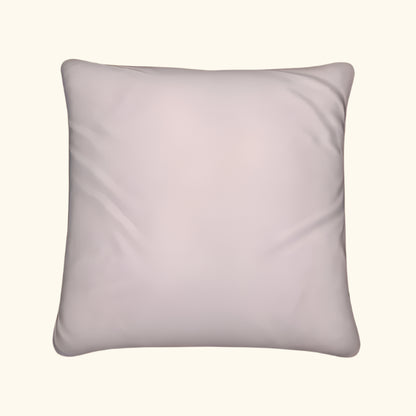 pink pillow on a black background