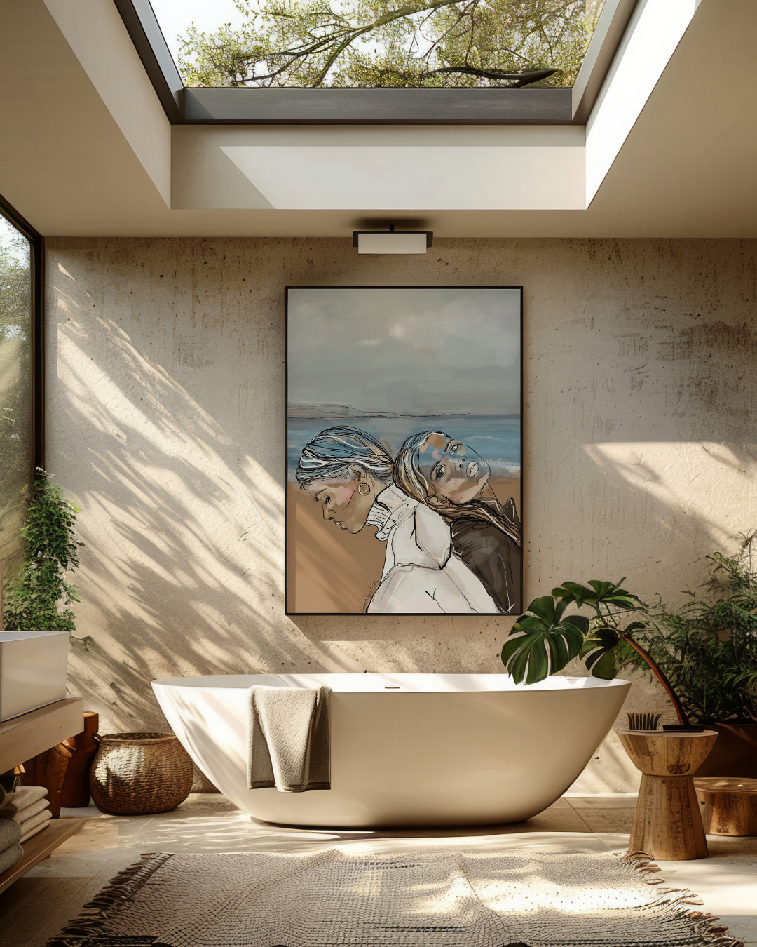 Inner Voice At The Beach - Fine Art Print