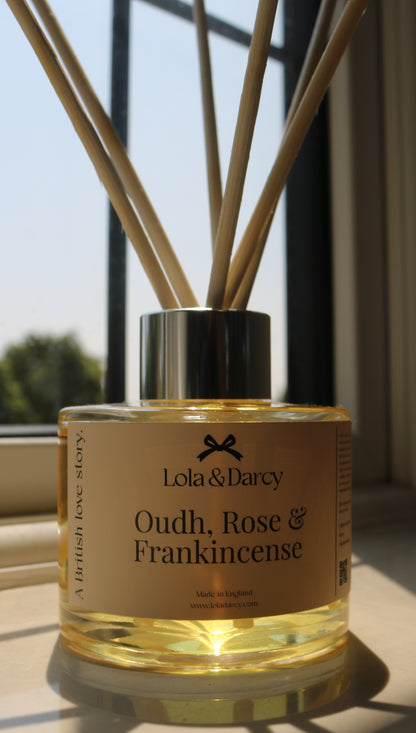 Oudh, Rose & Frankincense Reed Diffuser
