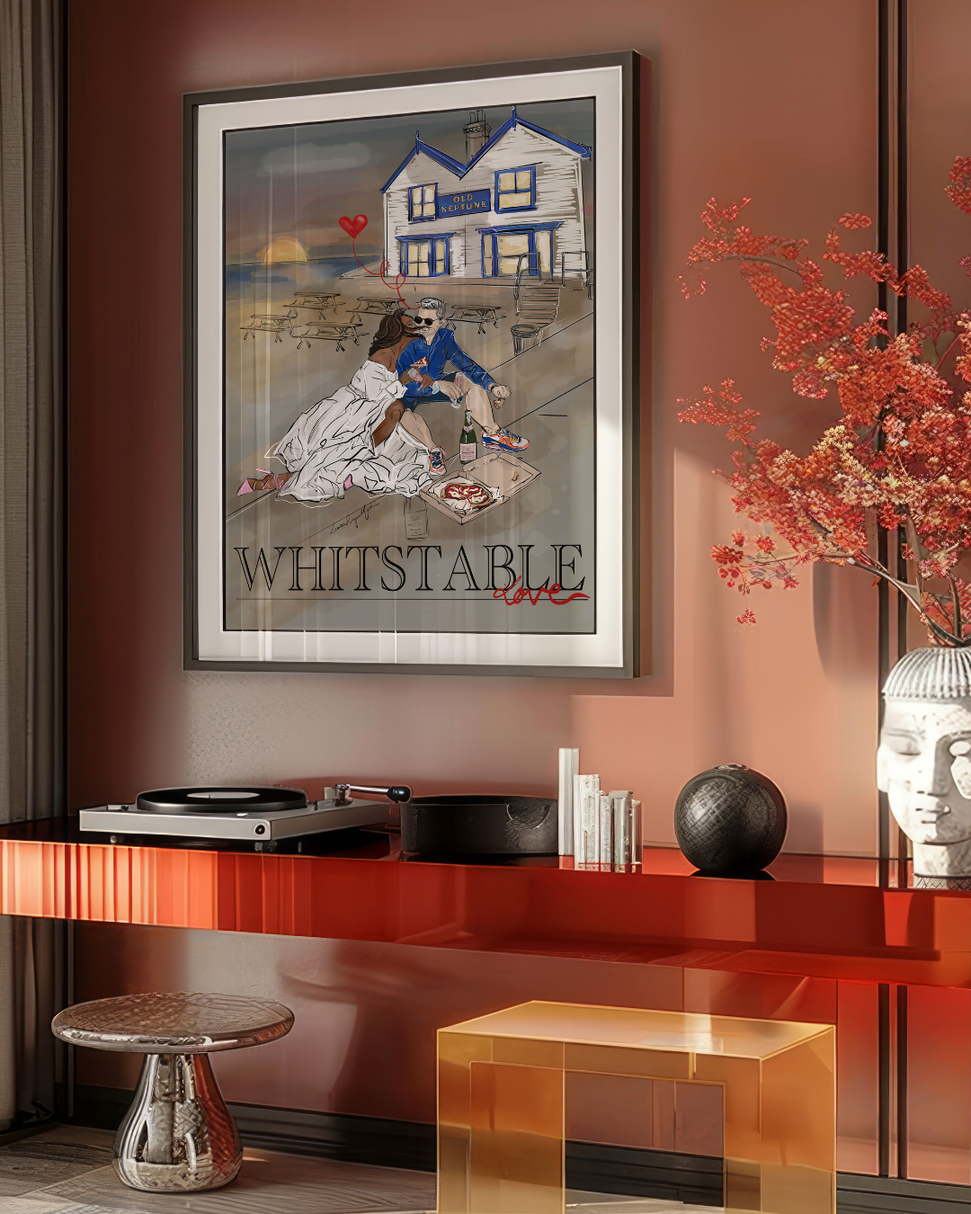 Martin & Lauren At  At The Old Neptune- Fine Art Print