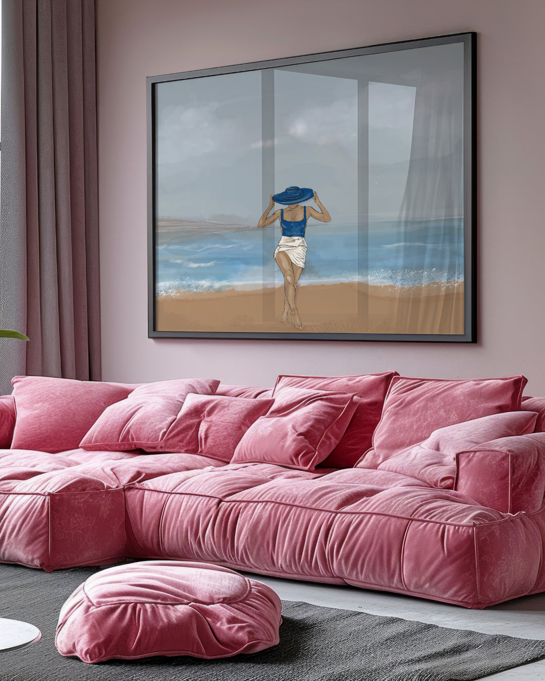 Just Me On Whitstable Beach - Fine Art Print- Fine Art Print