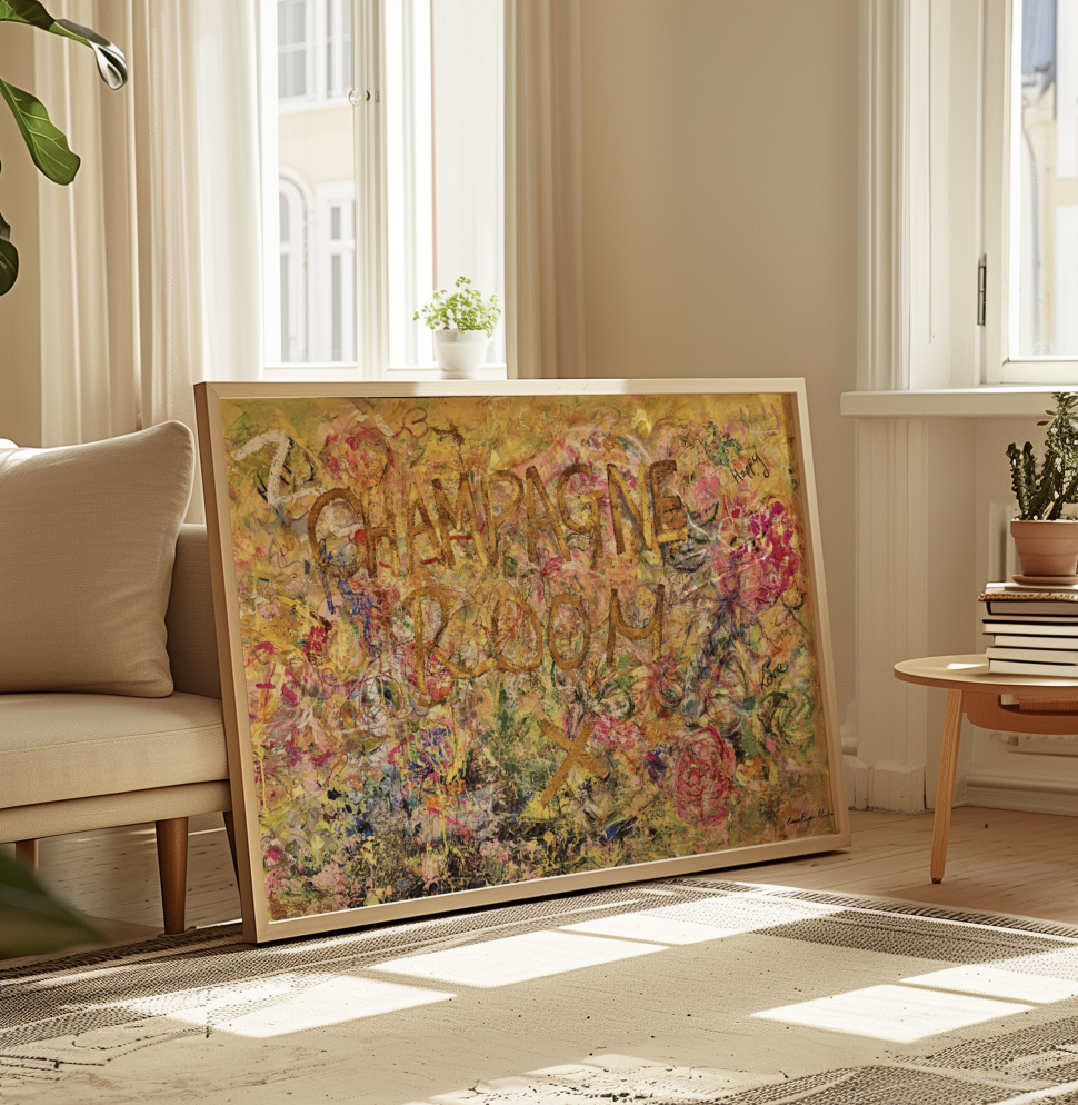 Champagne Room V4 - Original Painting on Canvas