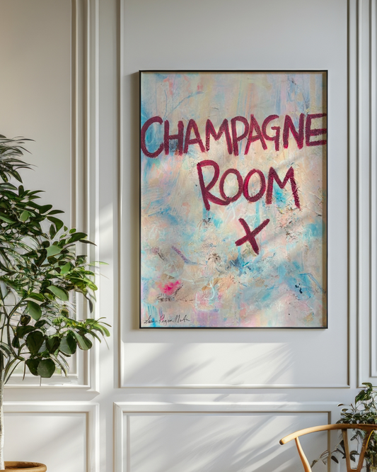 Champagne Room - Original Painting on Canvas