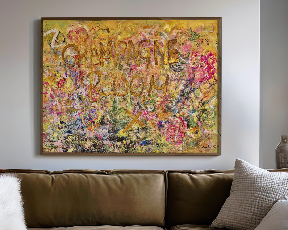 Champagne Room V4 - Original Painting on Canvas