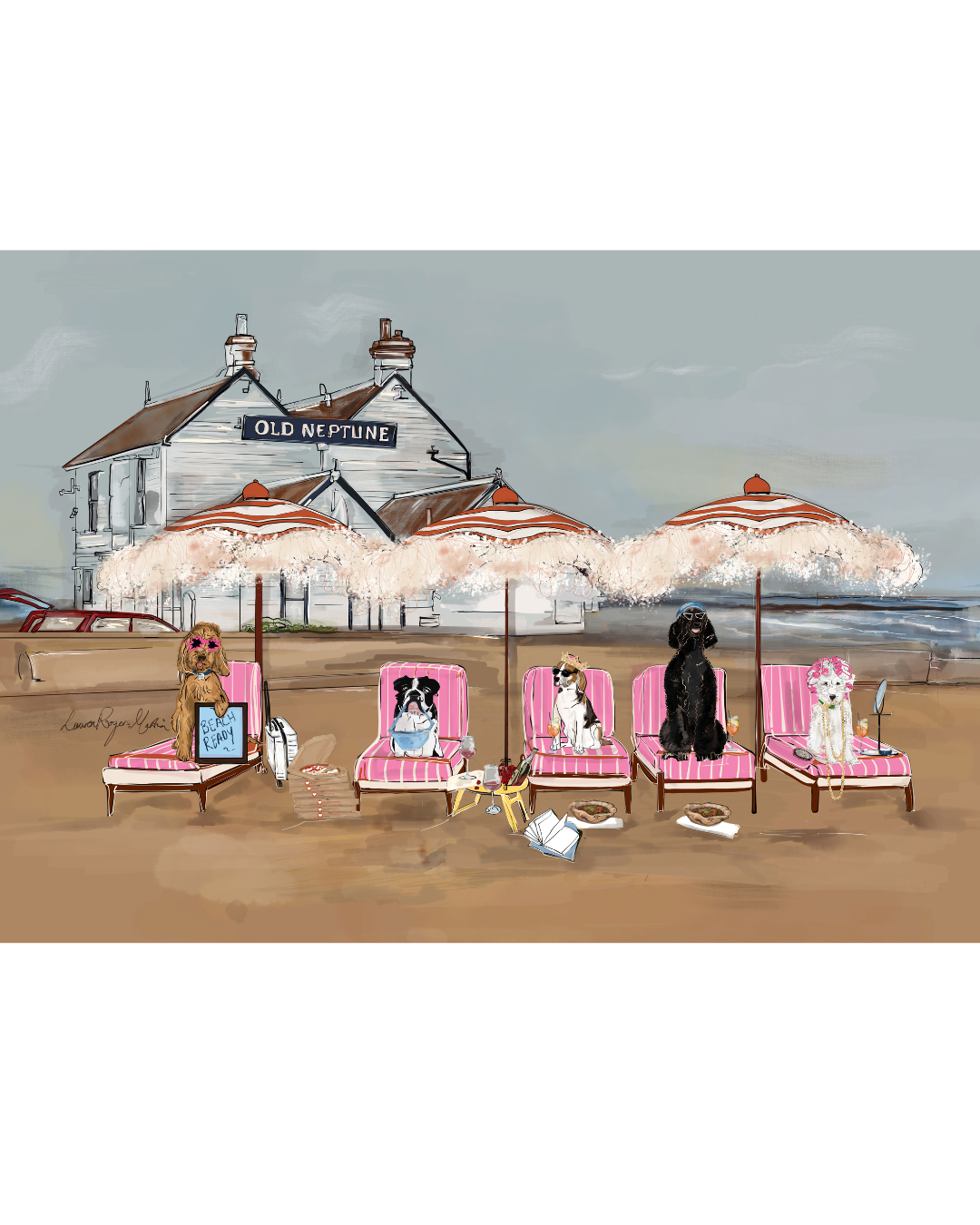 Dogs of Whitstable V2 - Fine Art Print