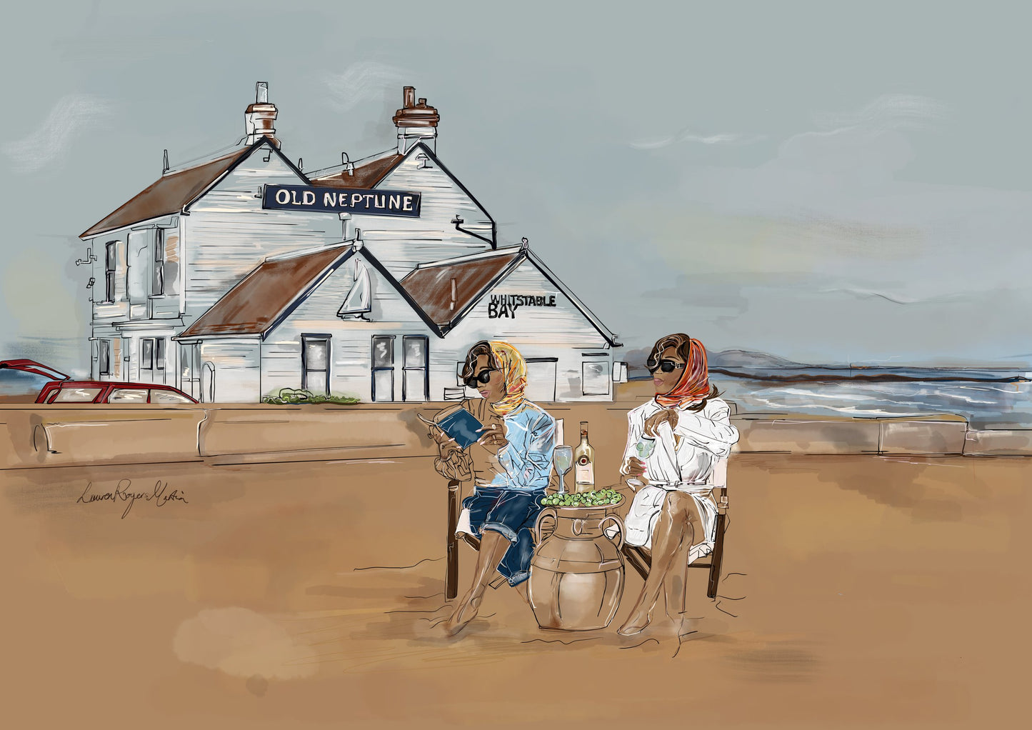 Friendship At The Old Neptune Ceramic Mug